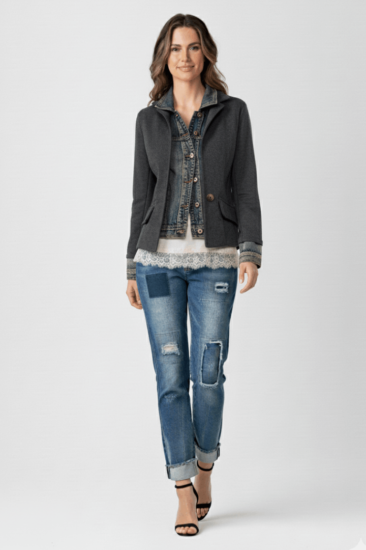 Hybrid Denim Blazer