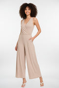 Knit Wrap Jumpsuit