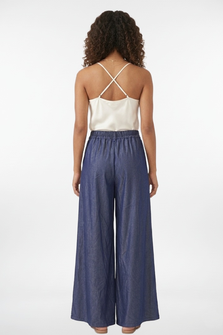 Light Flowy Flair Denim Pants