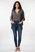 Linen 3/4 Sleeve Pocket Shirt