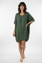 Linen Caftan Dress