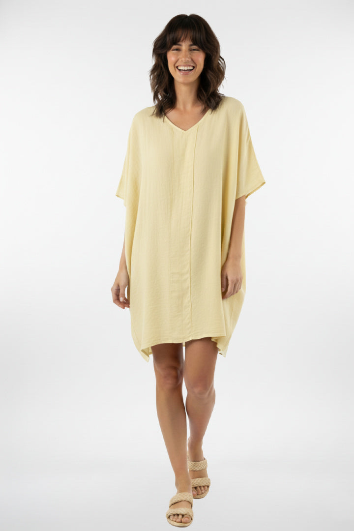 Linen Caftan Dress