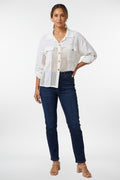 Linen Crochet Shirt