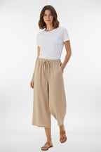 Linen Gaucho Pants