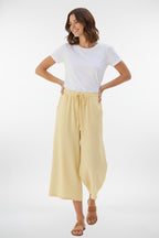 Linen Gaucho Pants