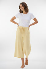 Linen Gaucho Pants
