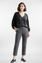 Longue Sleeved Silk Top