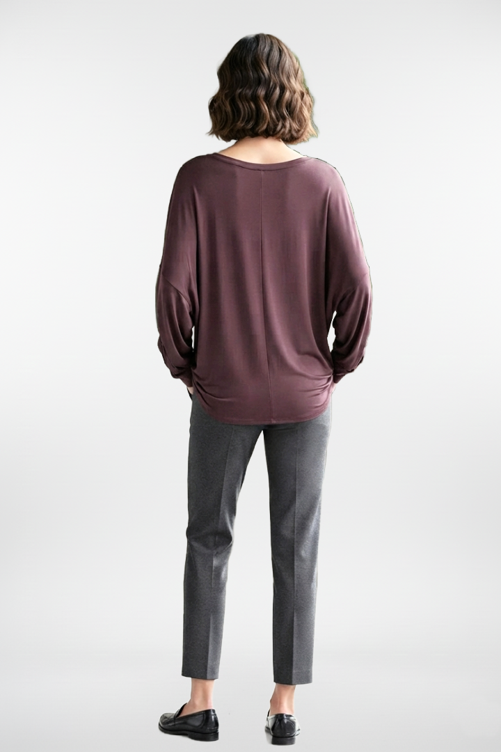 Longue Sleeved Silk Top