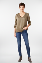 Longue Sleeved Silk Top