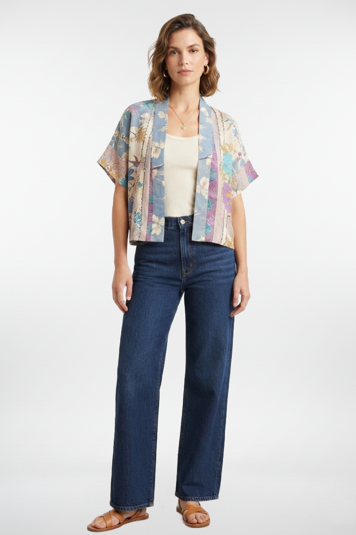Lotus Bolero Kimono