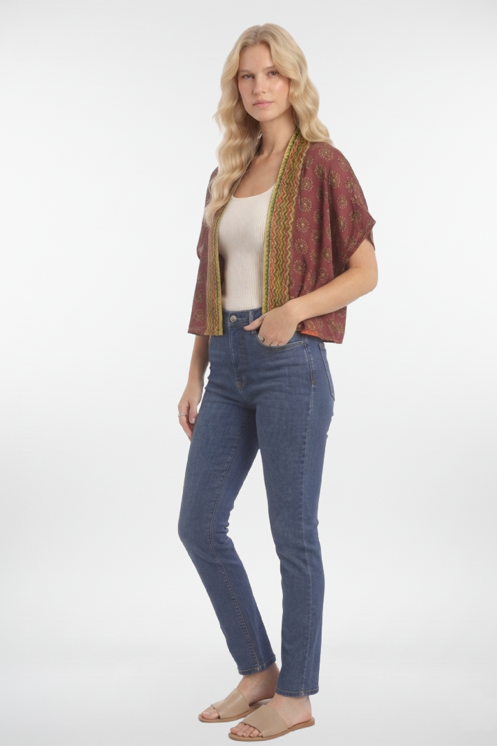 Lotus Bolero Kimono