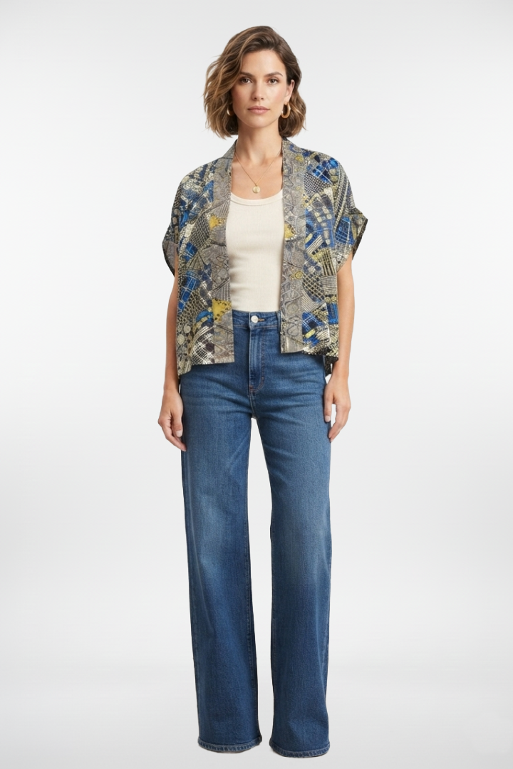 Lotus Bolero Kimono