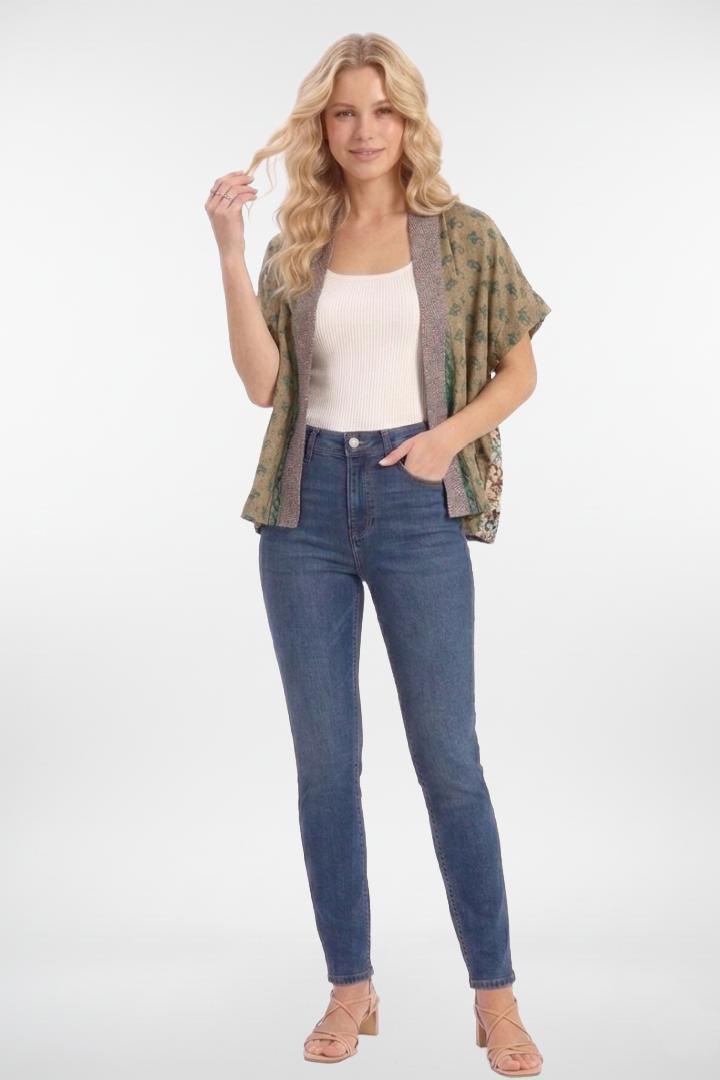 Lotus Bolero Kimono