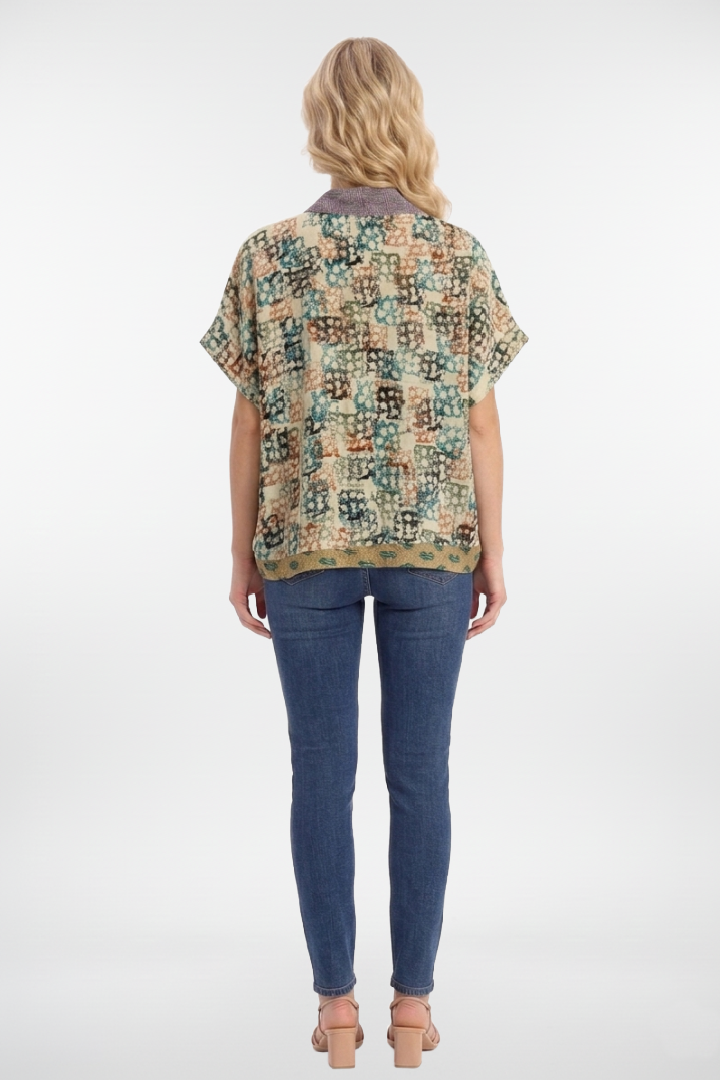 Lotus Bolero Kimono