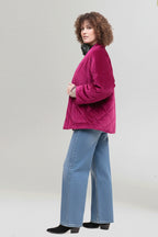 Luxe Quilted Velvet Jacket