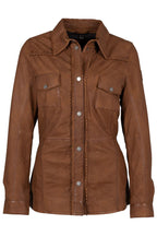 Melodee RF Leather Jacket, Cognac