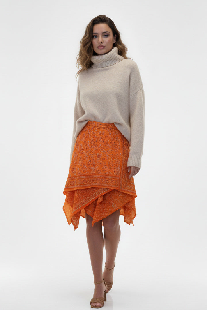 Mid Diamond Reversible Skirt