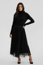 Midnight Bloom Reversible Blue Butterflies & Sparkle Tulle Skirt