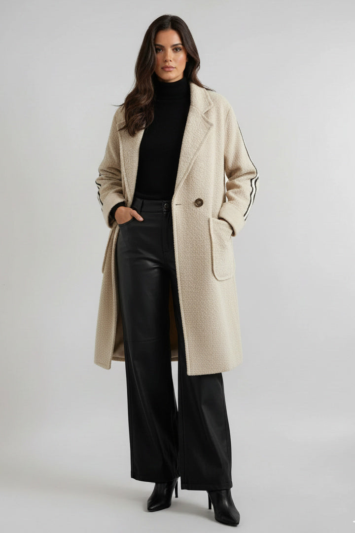 Modern Bouclé Stripe Jacket