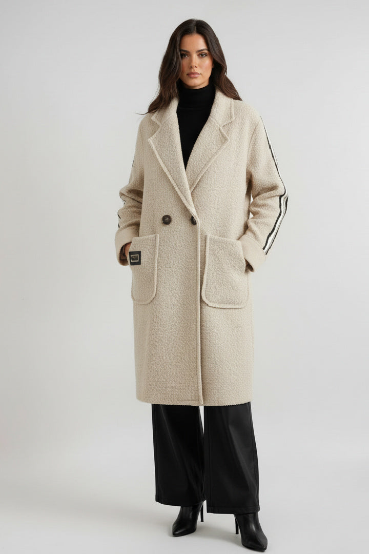 Modern Bouclé Stripe Jacket