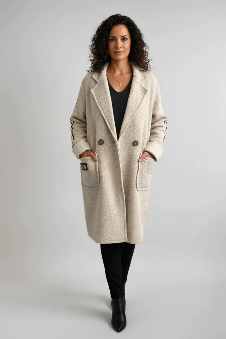 Modern Bouclé Stripe Jacket