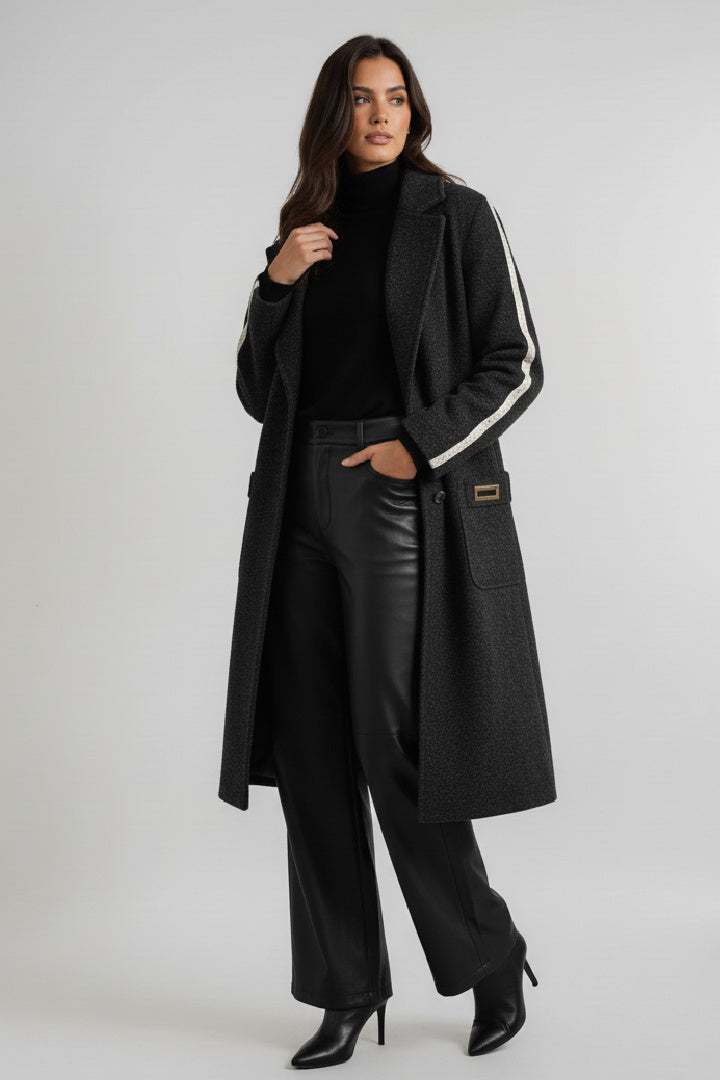 Modern Bouclé Stripe Jacket