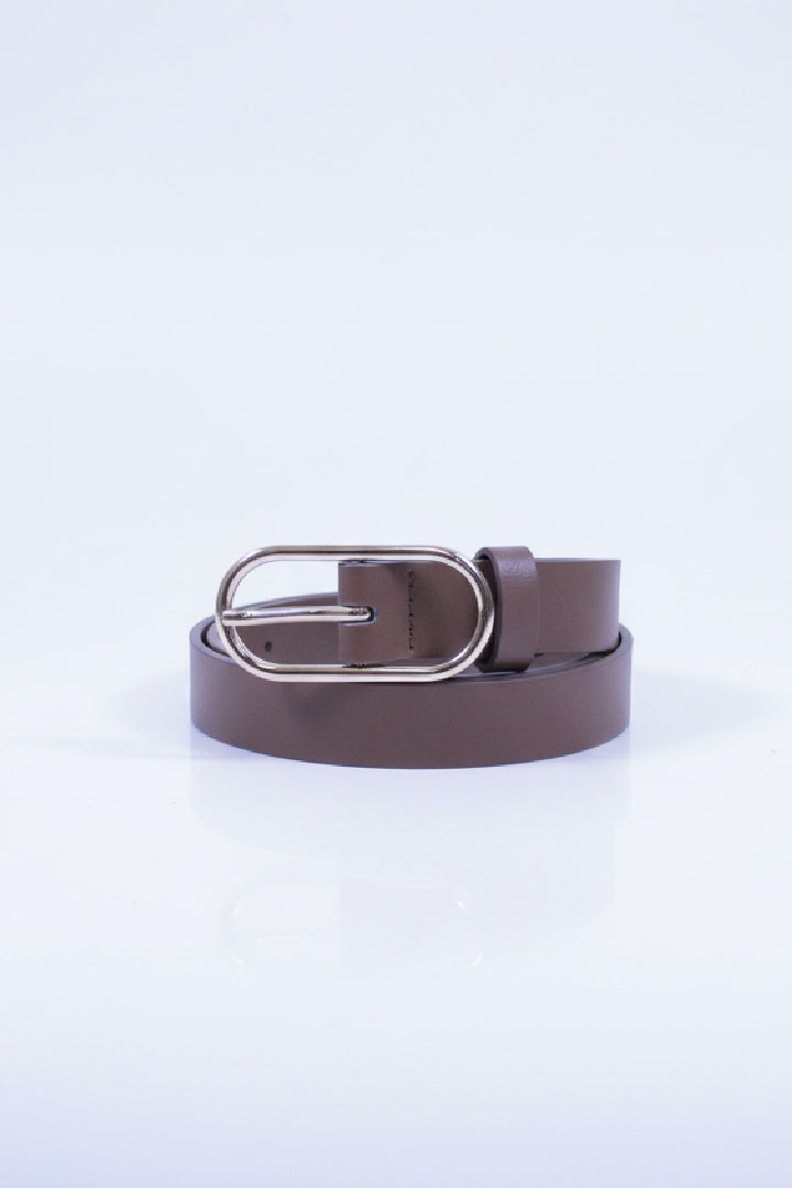 Modern Oval Buckle Belt