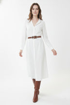 Modern Oval Buckle Belt