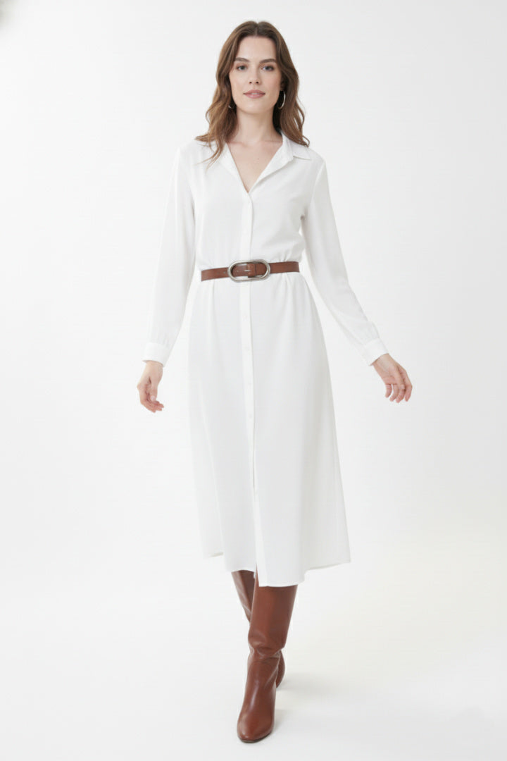 Modern Oval Buckle Belt