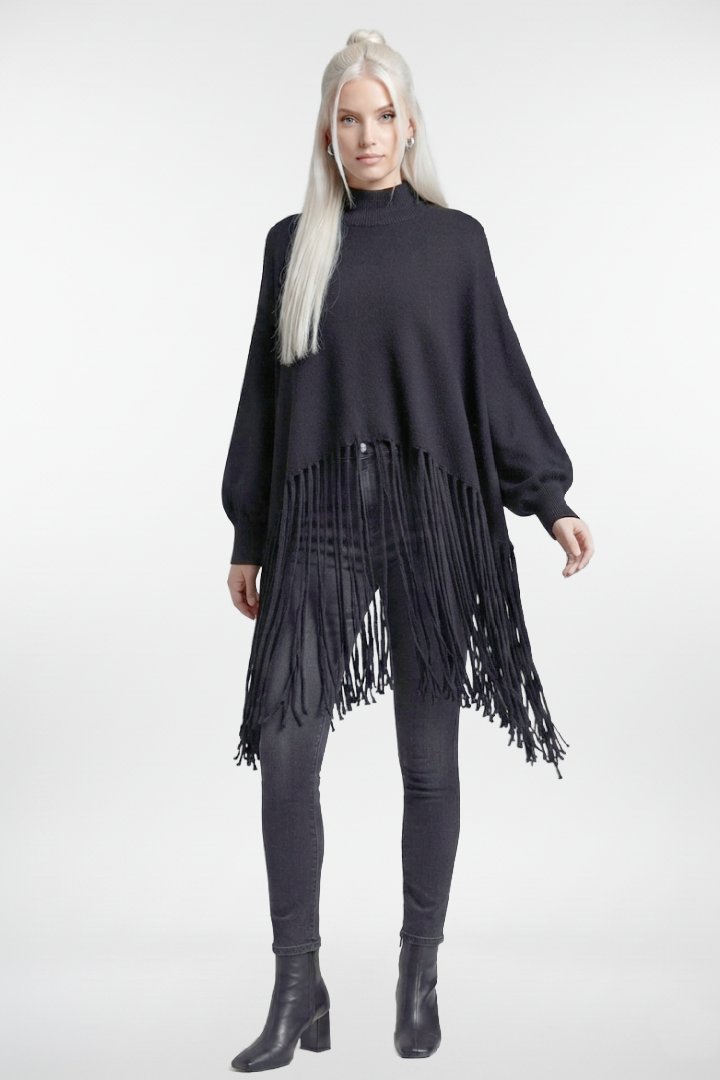 Moonfall Fringe Poncho