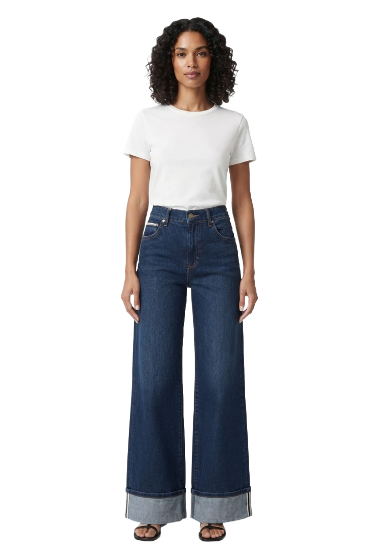 Morgan Cuffed Wide Leg