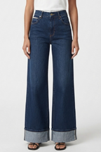 Morgan Cuffed Wide Leg