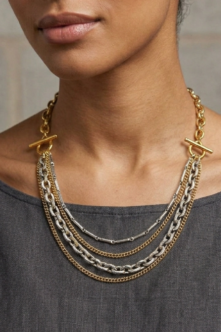 Multi-Layer Chain Necklace