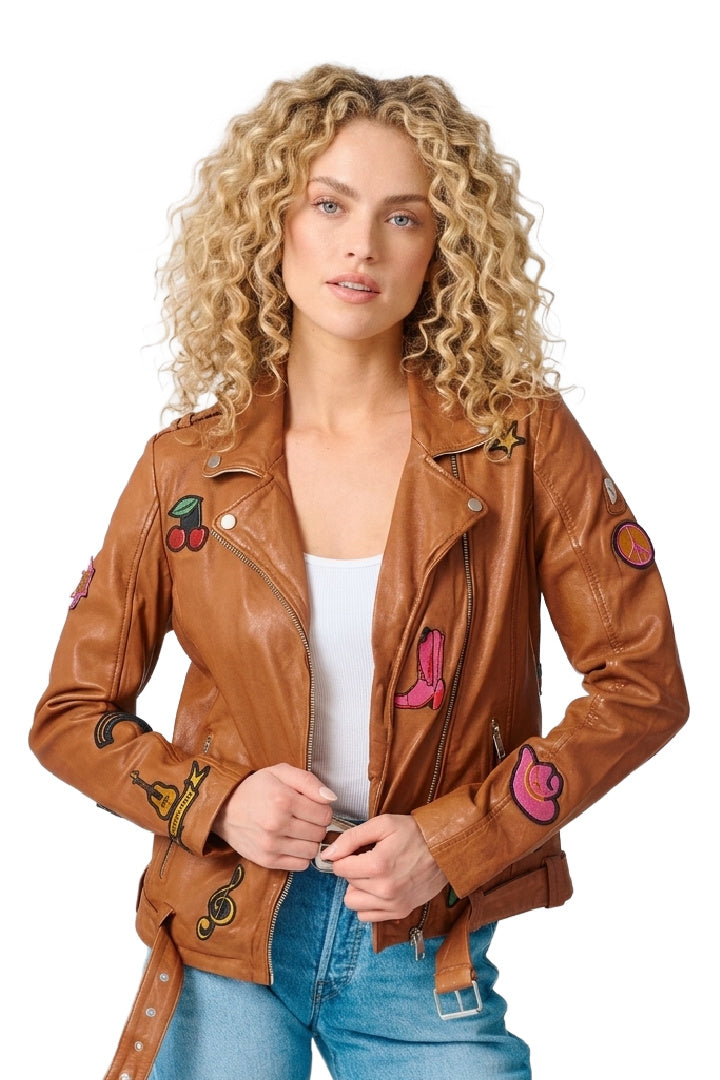 Nicole RF Leather Jacket