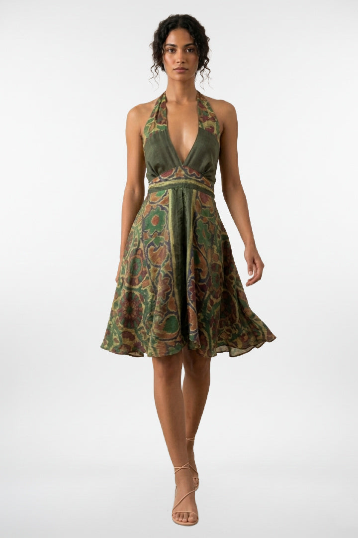 Open Front Dress