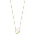 Open Heart Love Necklace