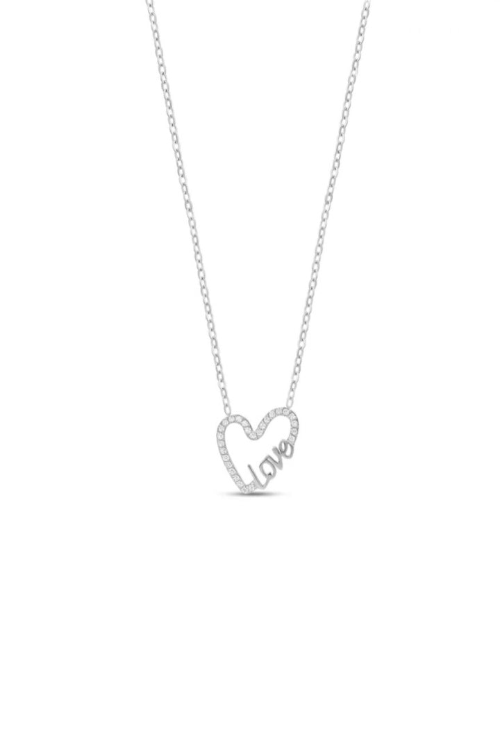 Open Heart Love Necklace