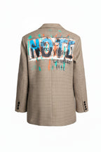 Vintage Oversized Graffiti Blazer