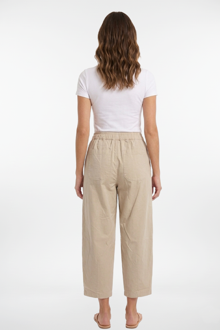 Pantalones holgados con cintura elástica