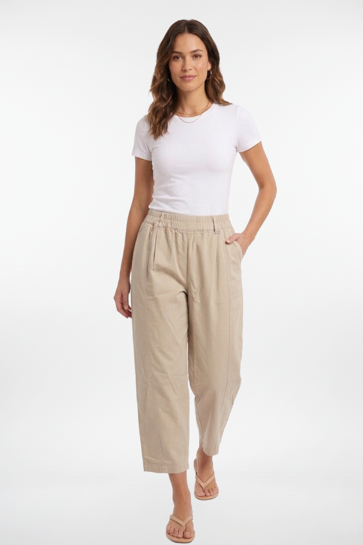 Pull On Barrel Pants