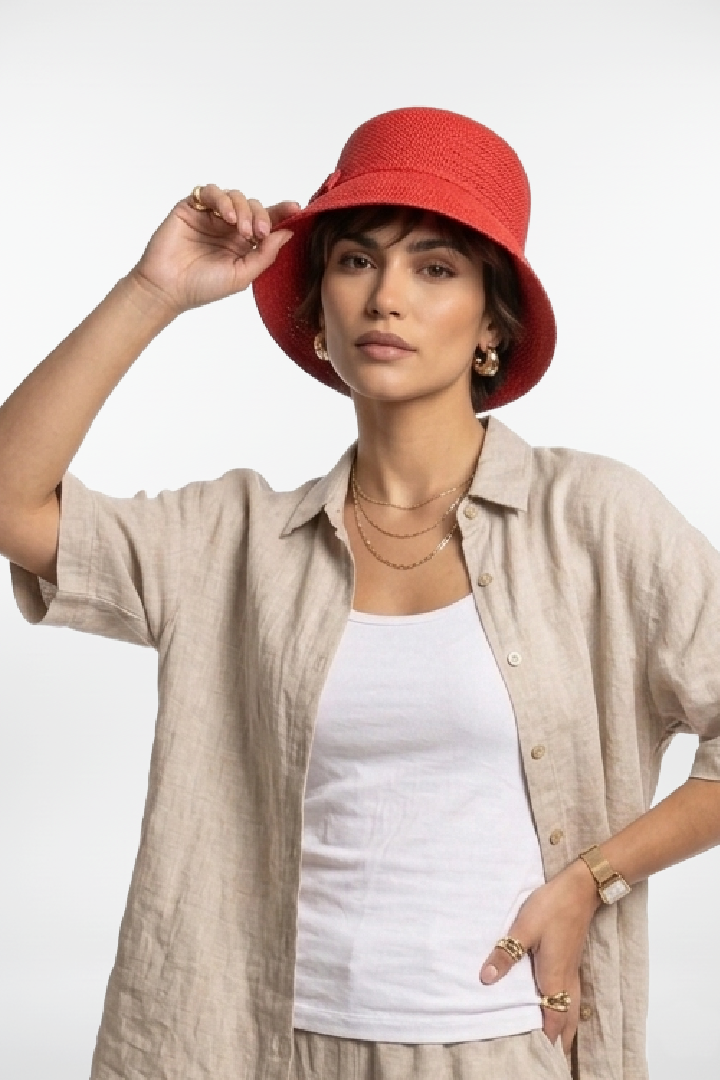 Raffia Bob Sun Hat