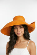 Sombrero para el sol de rafia tipo capelina