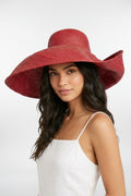 Sombrero para el sol de rafia tipo capelina