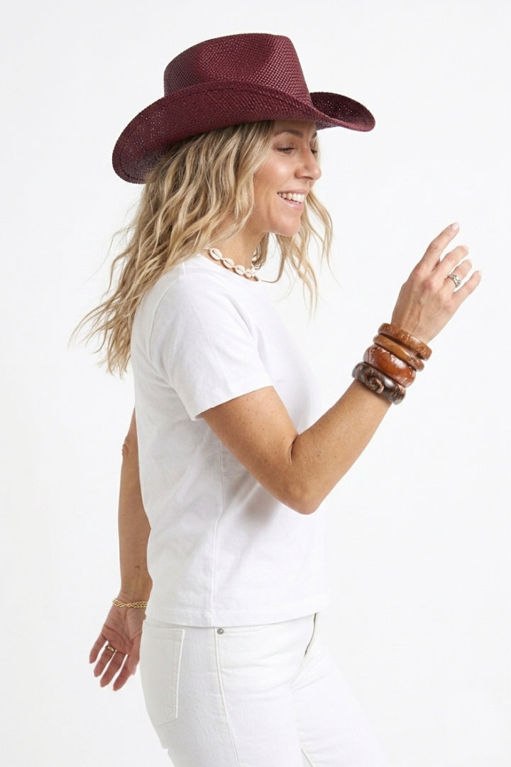 Raffia Cowboy Hat