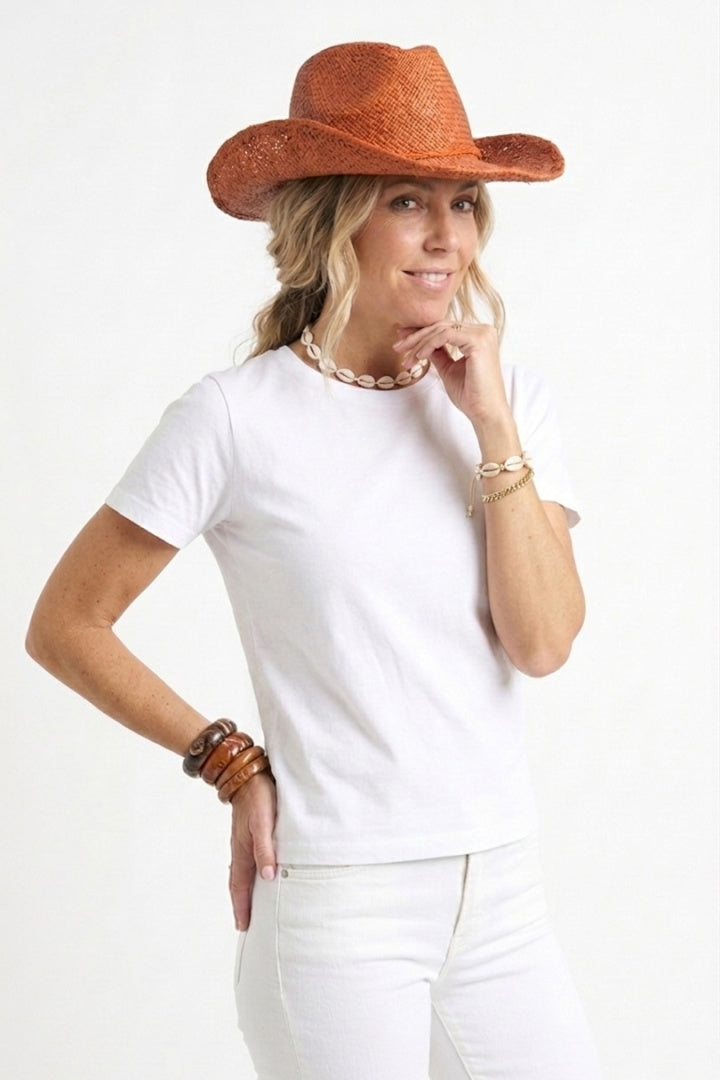 Raffia Cowboy Hat