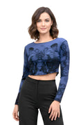 Renaissance Long Sleeve Crop Top