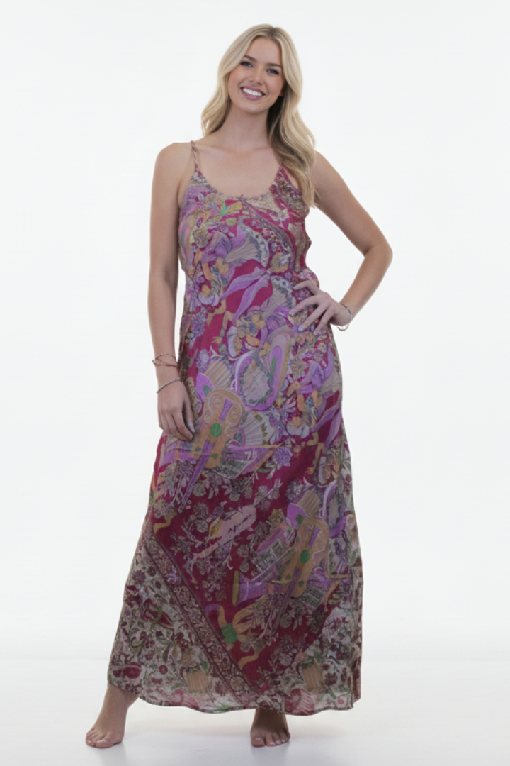 Reversible Simple Dress - Red / L -