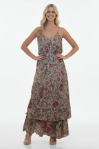 Reversible Simple Dress - Red / L -