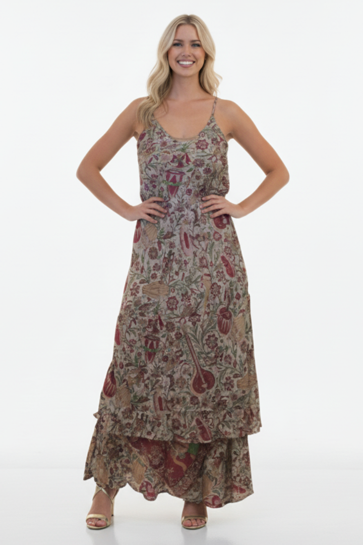 Reversible Simple Dress - Red / L -