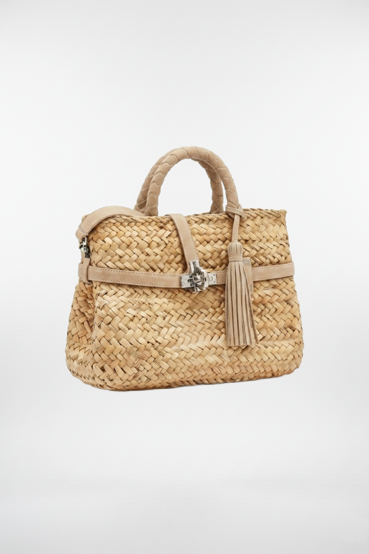 Sac Tressé Riviera Beige